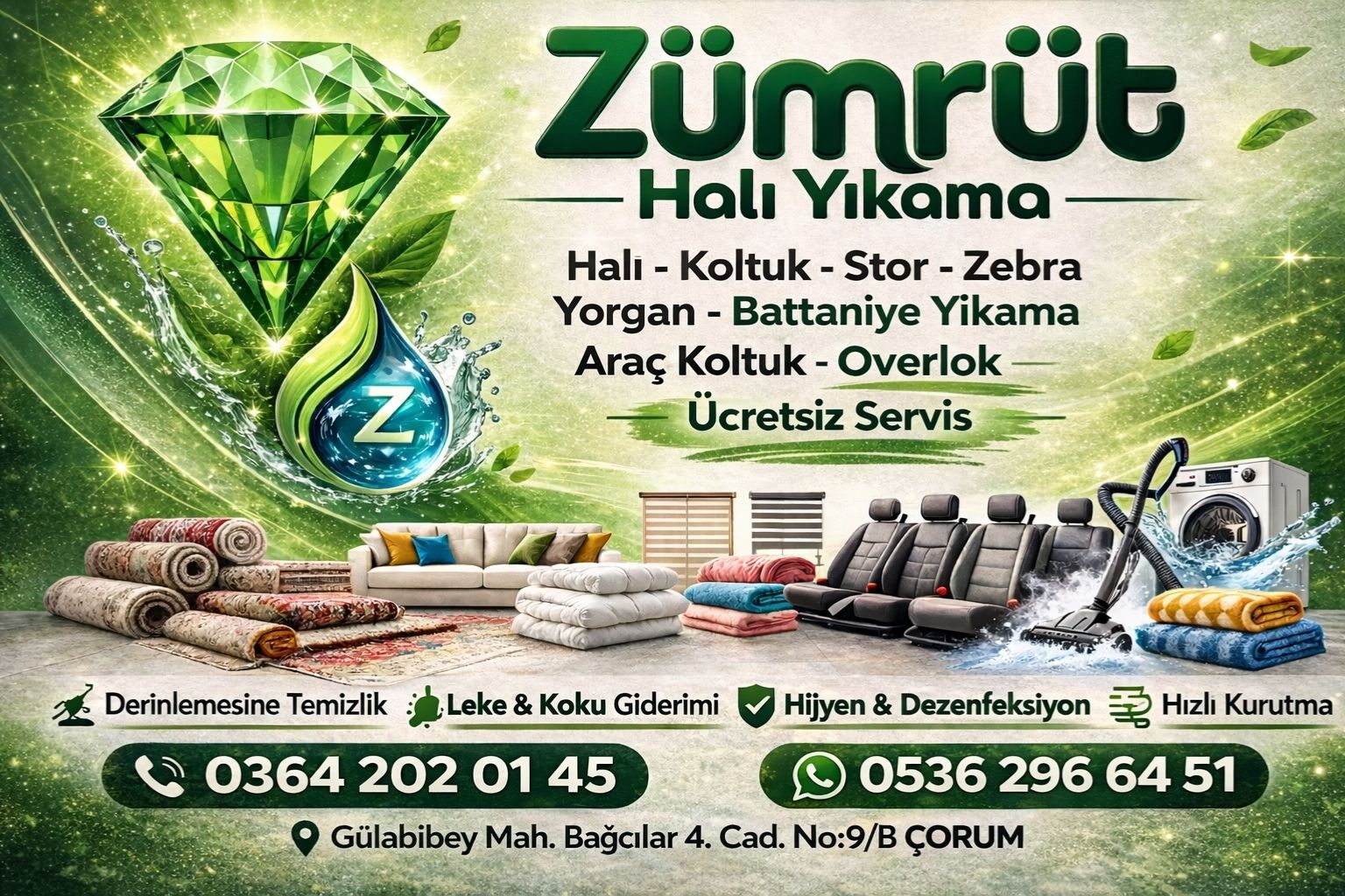 Çorum Halı Yıkama